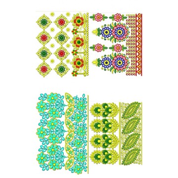 10 Big Border Embroidery Designs | September 2021 Bulk Download Vol-7