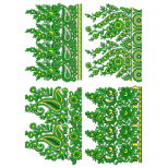 50 Big Border Embroidery Designs | December 2020 Bulk Download