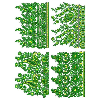 50 Big Border Embroidery Designs | December 2020 Bulk Download