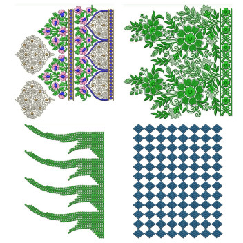 50 Big Border Embroidery Designs | December 2020 Bulk Download