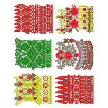 50 Big Border Embroidery Designs | December 2020 Bulk Download