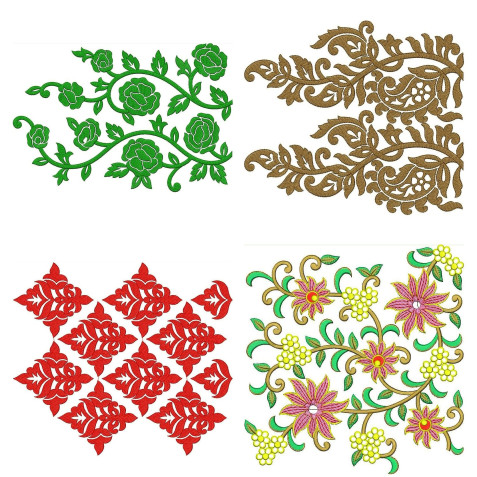 50 Big Border Embroidery Designs | November 2020 Bulk Download
