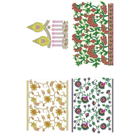 50 Big Border Embroidery Designs | November 2020 Bulk Download
