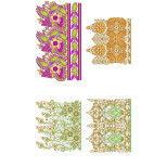 50 Big Border Embroidery Designs | November 2020 Bulk Download