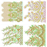 50 Big Border Embroidery Designs | November 2020 Bulk Download