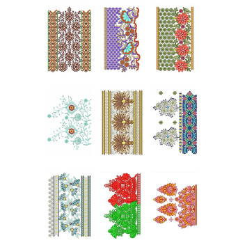 50 Big Border Embroidery Designs | January 2021 Bulk Download