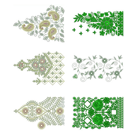 50 Big Border Embroidery Designs | February 2021 Bulk Download