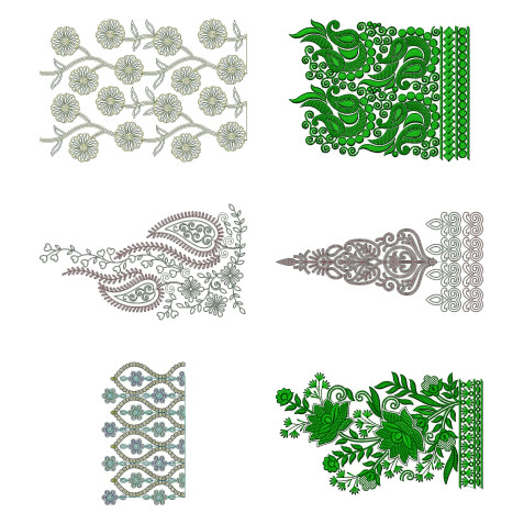 50 Big Border Embroidery Designs | February 2021 Bulk Download