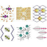 50 Big Border Embroidery Designs | March 2021 Bulk Download