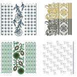 50 Big Border Embroidery Designs | March 2021 Bulk Download
