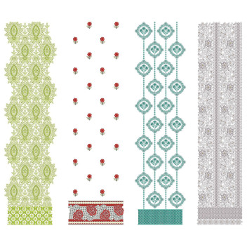 50 Daman Embroidery Designs | June 2021 Bulk Download