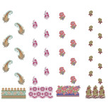 50 Daman Embroidery Designs | June 2021 Bulk Download