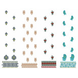 50 Daman Embroidery Designs | August 2021 Bulk Download