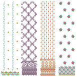 50 Daman Embroidery Designs | July 2021 Bulk Download