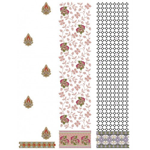 50 Daman Embroidery Designs | July 2021 Bulk Download