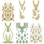 50 Dress Embroidery Designs | june 2021 Bulk Download