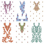 50 Dress Embroidery Designs | june 2021 Bulk Download