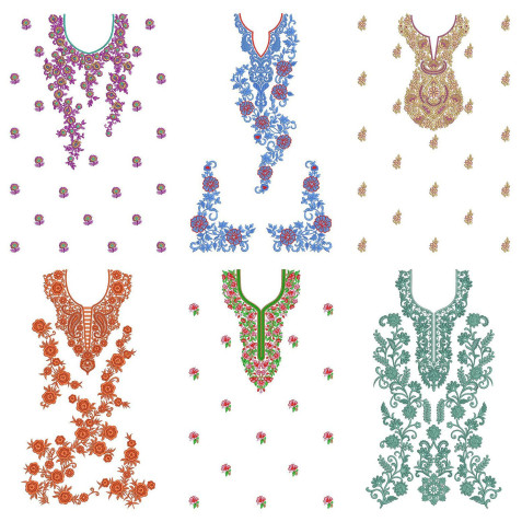 50 Dress Embroidery Designs | june 2021 Bulk Download