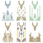 50 Dress Embroidery Designs | june 2021 Bulk Download