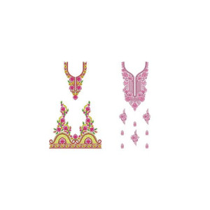 50 Dress Embroidery Designs | August 2020 Bulk Download