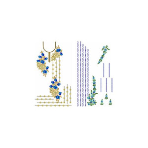 50 Dress Embroidery Designs | August 2020 Bulk Download