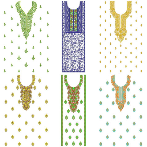 50 Dress Embroidery Designs | July 2021 Bulk Download