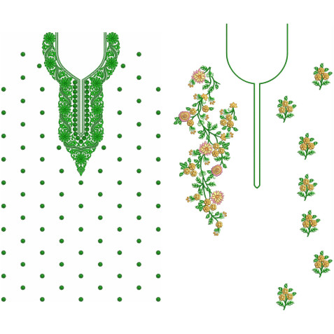 50 Dress Embroidery Designs | November 2020 Bulk Download