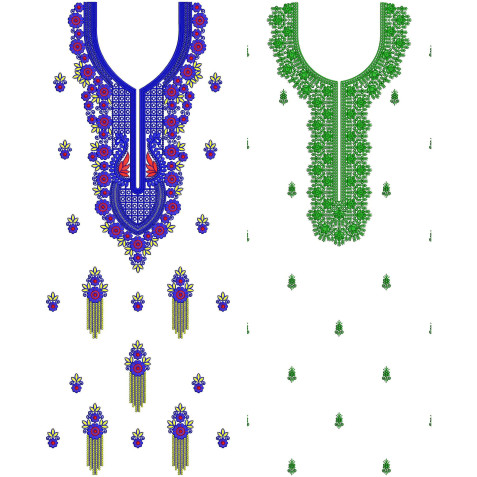 50 Dress Embroidery Designs | November 2020 Bulk Download