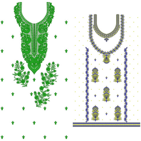 50 Dress Embroidery Designs | November 2020 Bulk Download