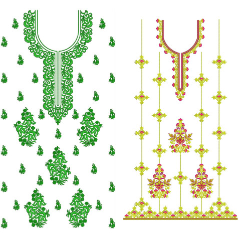 50 Dress Embroidery Designs | November 2020 Bulk Download