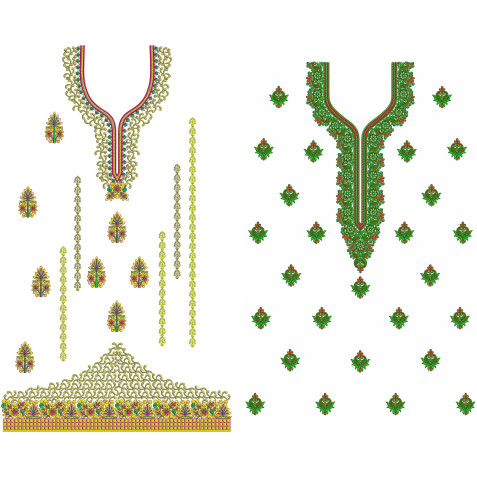50 Dress Embroidery Designs | November 2020 Bulk Download