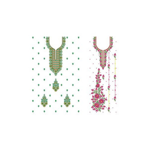 50 Dress Embroidery Designs | July 2020 Bulk Download