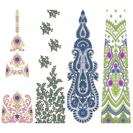 50 Special Cording Lehenga Embroidery Designs | June 2021 Bulk Download