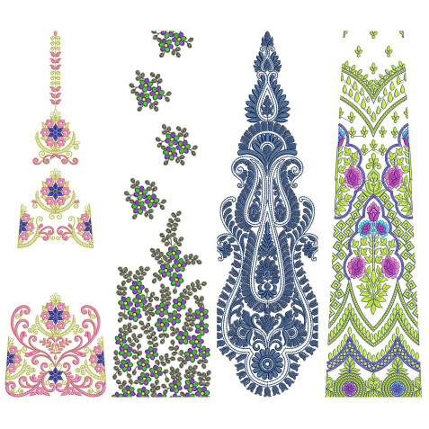 50 Special Cording Lehenga Embroidery Designs | June 2021 Bulk Download