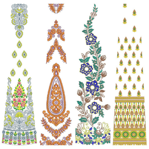 50 Special Cording Lehenga Embroidery Designs | June 2021 Bulk Download
