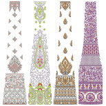 50 Special Cording Lehenga Embroidery Designs | June 2021 Bulk Download
