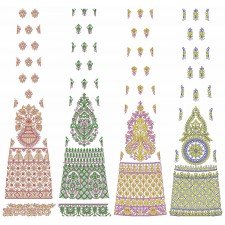 50 Special Cording Lehenga Embroidery Designs | June 2021 Bulk Download 50 Special Cording Lehenga Embroidery Designs | June 2021 Bulk Download