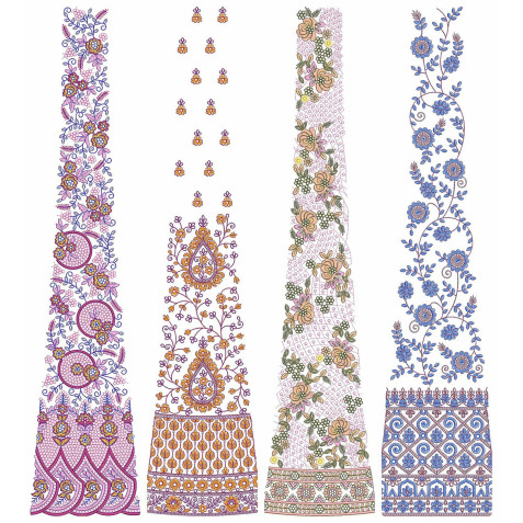 50 Special Cording Lehenga Embroidery Designs | June 2021 Bulk Download