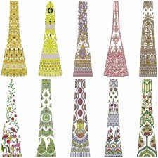 10 Cording Kali Embroidery Designs | September 2021 BD VL-6 10 Cording Kali Embroidery Designs | September 2021 BD VL-6