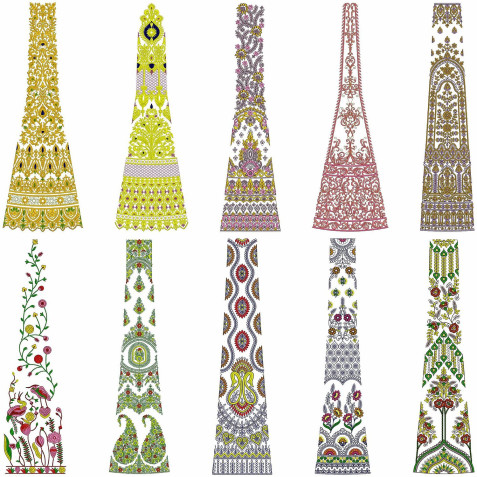 10 Cording Kali Embroidery Designs | September 2021 BD VL-6