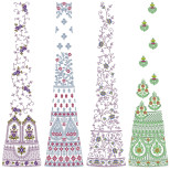 10 Cording Kali Embroidery Designs | August 2021 Bulk Download Vol-4
