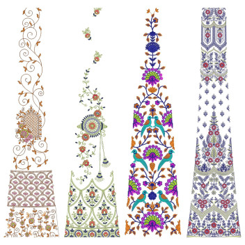 10 Cording Kali Embroidery Designs | August 2021 Bulk Download Vol-5