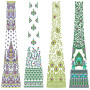 50 Special Cording Lehenga Embroidery Designs | July 2021 Bulk Download
