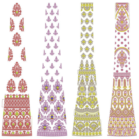 50 Special Cording Lehenga Embroidery Designs | July 2021 Bulk Download