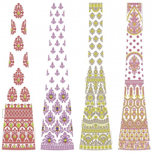 50 Special Cording Lehenga Embroidery Designs | July 2021 Bulk Download 50 Special Cording Lehenga Embroidery Designs | July 2021 Bulk Download