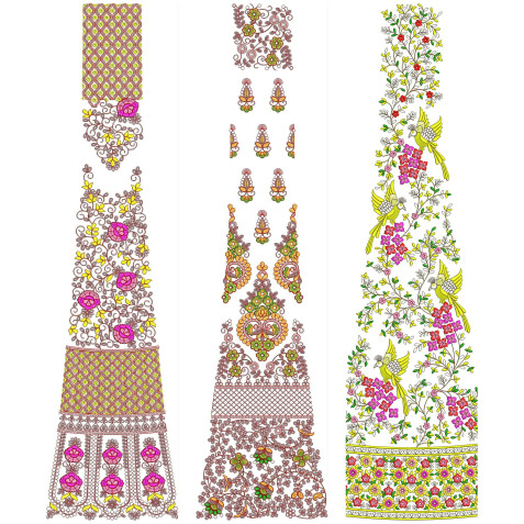 50 Special Cording Lehenga Embroidery Designs | November 2020 Bulk Download
