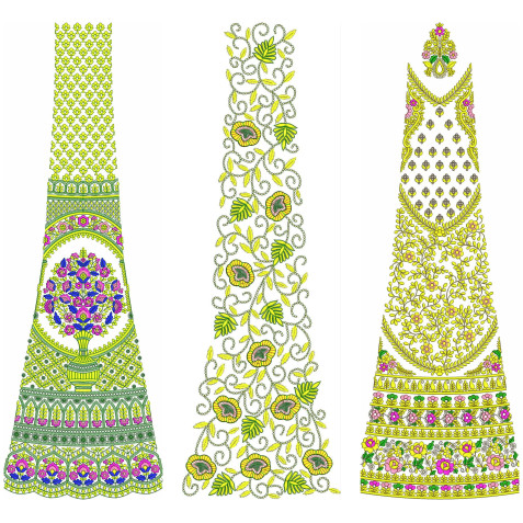 50 Special Cording Lehenga Embroidery Designs | November 2020 Bulk Download