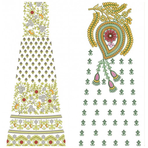 50 Special Cording Lehenga Embroidery Designs | November 2020 Bulk Download