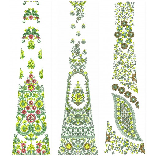 50 Special Cording Lehenga Embroidery Designs | November 2020 Bulk Download