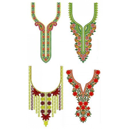 50 Neck Embroidery Designs | May 2020 Bulk Download
